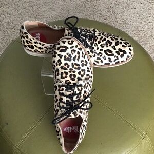 Rollie brand shoes leopard print size 39